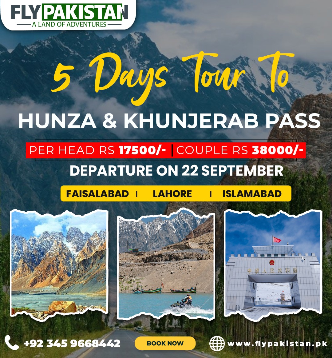 Book Deal Hunza & Khunjerab Pass